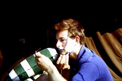 24 John Colquhoun shaving