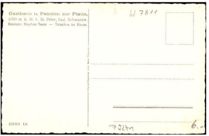 Gasthaus of Stefan Saum rear