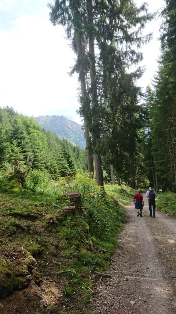 Walking in the valley